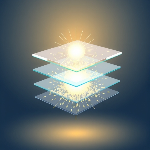 以太坊區塊鏈多層平行處理的風格化插圖，強調擴展性和可擴充性