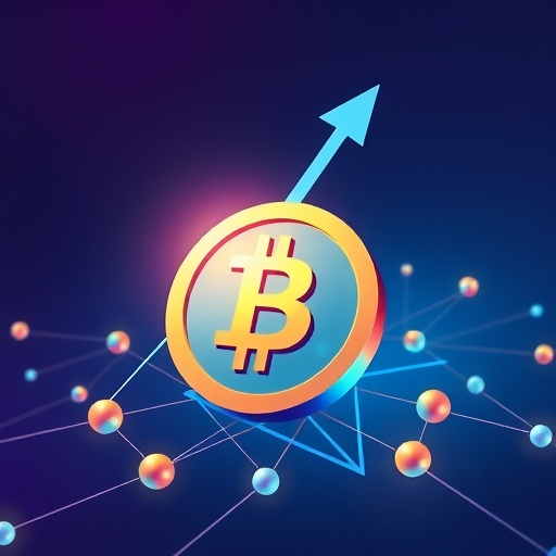 WhiteBIT Token WBT 通縮模型與生態成長箭頭示意圖