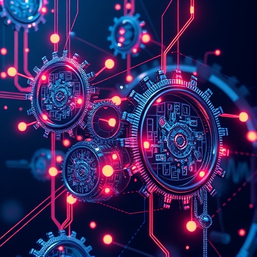 Avalanche AVAX 三鏈架構與子網互聯區塊鏈網路想像插圖,展示高效協作模式