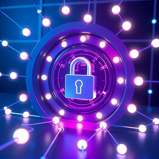 World Liberty Financial WLFI 安全加密金庫藝術插圖,代表 DeFi 協議的安全保障