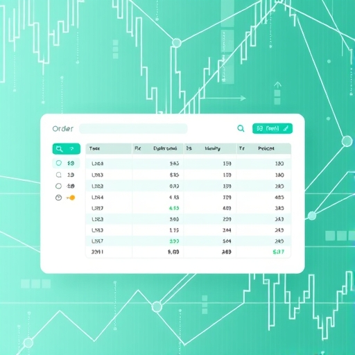 Hyperliquid 全鏈上訂單簿的數位介面插圖，強調交易速度與清晰金融圖表