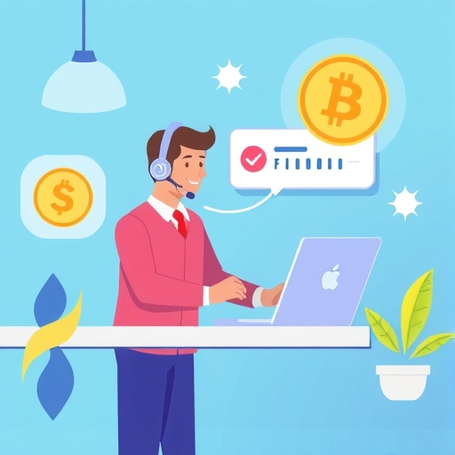 MAX 交易所客服支援加速圈存審核圖示，用戶與代表互動釋放資金過程