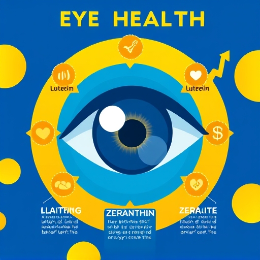 葉黃素玉米黃素黃金比例與護眼機制資訊圖，葉黃素挑選指標推薦