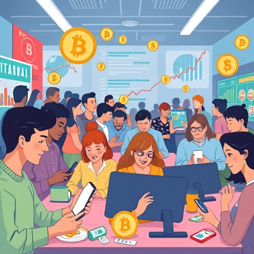 BitoPro 用戶使用網格交易與債權投資示意圖，多人參與台灣加密貨幣市場