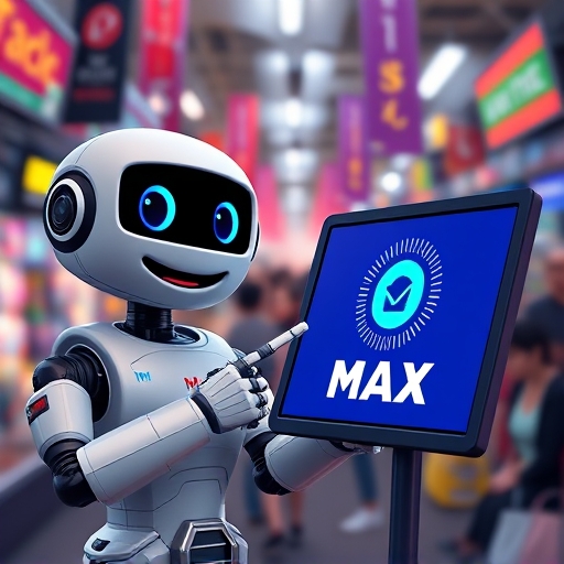 MAX 交易所官方藍勾勾認證與聊天機器人客服辨識真假平台的圖示