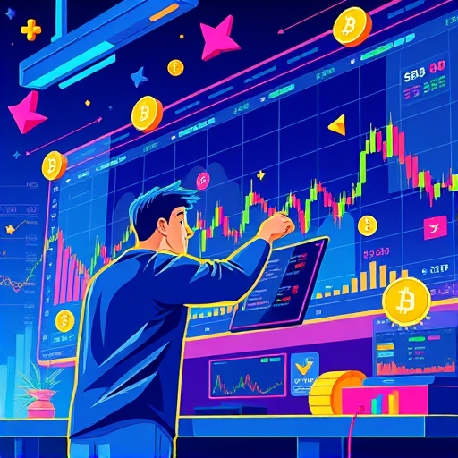 BTCC 交易所高槓桿合約交易平台動態圖表操作示意