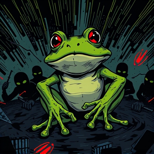 佩佩蛙黑暗扭曲形象，極右派網路爭議符號