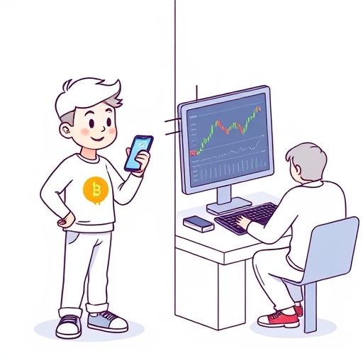 BitoPro 與 BitoEX 新手與進階用戶介面對比圖，展示台灣加密貨幣錢包與交易所使用差異