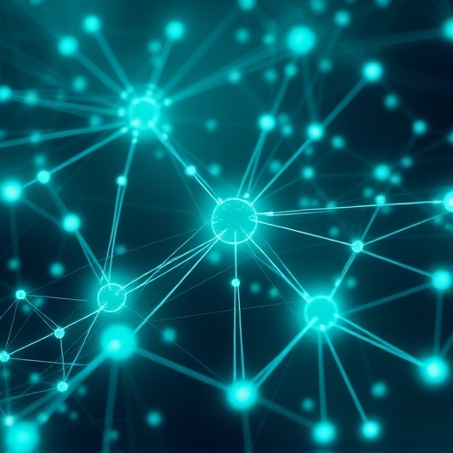 Cardano ADA 區塊鏈網路的未來圖像，展示安全且可擴展的基礎設施與發光連接節點