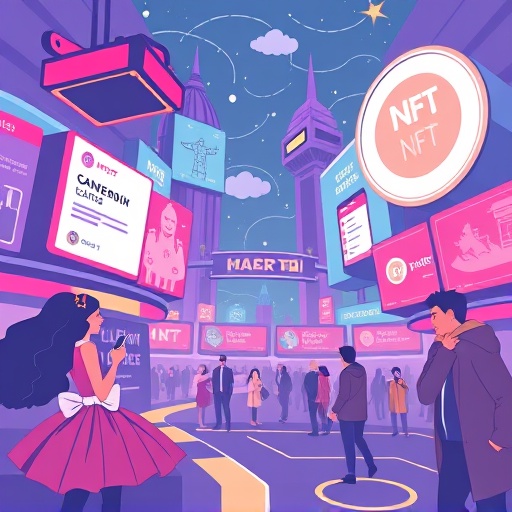 NFT 非同質化代幣作為數位護照與會員卡的獨家活動與實體商品應用示意圖
